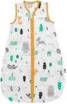 Babyschlafsack SCHLUMMERSACK "Schlafsack ohne F&uuml;&szlig;en 0.5 Tog" Gr. 70, gr&uuml;n
