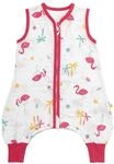 Babyschlafsack SCHLUMMERSACK "Schlafsack mit F&uuml;&szlig;en 0.5 Tog" Gr. 60, pink