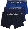 Trunk G-STAR "Boxer Shorts 3 Pack Blue Tone", Herren, Gr. S, mazarine blau, imperial,