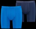 PUMA Langer Boxer "PUMA MEN SPORT MICROFIBER LONG BOXERS" 2er Pack, mit Logo-Bund