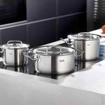 Fissler Topfdeckel "ORIGINAL-PROFI COLLECTION Edelstahl-Topfset" Fissler Metall