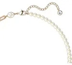 Kette mit Anh&auml;nger SWAROVSKI "TEDDY", rosa (ros&eacute;goldfarben, rosa, wei&szlig;),