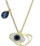 Kette mit Anh&auml;nger SWAROVSKI "Symbolica B&ouml;ser Blick magisches Auge", blau