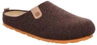 Pantoffel ROHDE "NAPOLI-H", Herren, Gr. 40, braun (mocca, meliert), Filz, Schuhe,