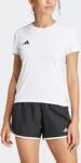 Laufshirt ADIDAS PERFORMANCE "ADIZERO E TEE", Damen, Gr. XL, wei&szlig;, Obermaterial: