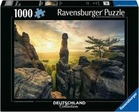 Puzzle RAVENSBURGER "Deutschland Collection, Erleuchtung - Elbsandsteingebirge",