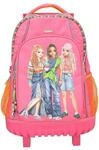 Depesche Reiserucksack "Schulrucksack Trolley Joy TOPModel 25 x 32 x 52 cm pink"