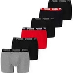Boxershorts PUMA "PUMA MEN EVERYDAY BOXER", Herren, Gr. S, grau (grau, bunt), Single