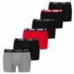 Boxershorts PUMA "PUMA MEN EVERYDAY BOXER", Herren, Gr. S, grau (grau, bunt), Single
