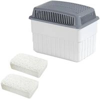 WENKO Luftentfeuchter "Feuchtigkeitskiller" f&uuml;r 80 m&sup3; R&auml;ume 2 x 1 kg