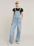 Jumpsuit G-STAR "Straight Leg Latzhose", Damen, Gr. XXS, Normalgr&ouml;&szlig;en, sun...