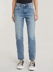 5-Pocket-Jeans G-STAR "Viktoria High Straight Jeans", Damen, Gr. 24, L&auml;nge 30,