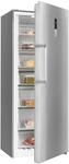 exquisit Gefrierschrank "GS380-NF-H-050D inoxlook" 185,5 cm hoch 71 cm breit