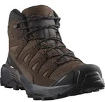 Wanderschuh SALOMON "X ULTRA 360 LEATHER MID GORE-TEX", Herren, Gr. 45, schwarz