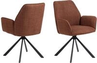 ACTONA GROUP Esszimmerstuhl "Glenda 2er-Set, 360 drehbar, mit Armlehnen, in mehreren
