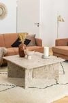 ACTONA GROUP Couchtisch "Vega" Couchtisch, V-f&ouml;rmig Gestell,matt Latte lackiert