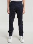 Chinohose G-STAR "Mosa Straight Chino", Herren, Gr. 27, L&auml;nge 30, blau...