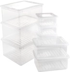 keeeper Aufbewahrungsbox "bea" mit Air Control-System, 3x1,7 L,2x5,6 L, 3x18 L