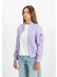 Bomberjacke ALPHA INDUSTRIES "MA-1 VF Light W", Damen, Gr. XS, lila (pale violet),