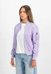 Bomberjacke ALPHA INDUSTRIES "MA-1 VF Light W", Damen, Gr. XS, lila (pale violet),