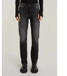 5-Pocket-Jeans G-STAR "Strace Straight Jeans", Damen, Gr. 24, L&auml;nge 30, worn in