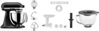 KitchenAid K&uuml;chenmaschine "5KSM125EBM SCHWARZ MATT" Gratis Fleischwolf,...