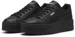 Sneaker PUMA "Karmen II Leather Sneakers Damen", Damen, Gr. 36, schwarz (schwarz