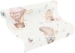 Rasch Kindertapete uni glatt