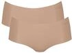 Panty SLOGGI "Panty Zero Microfiber Shorts 2.0 2er Pack", Damen, Gr. XS, beige