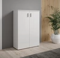 HBZ Schuhschrank "Lincoln wei&szlig; Glanz, BxHxT 80x120x35 cm" 1 Stk. tlg. Schuhschrank