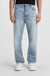 HUGO Loose-fit-Jeans "Nate" in heller Waschung