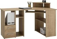 VOGL M&ouml;belfabrik Schreibtisch "Sam" Eckschreibtisch, Tastaturauszug,...