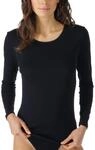 Langarmshirt MEY "Noblesse", Damen, Gr. 38, schwarz, Feinripp, Obermaterial: 100%