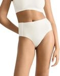 High-Waist-Slip SLOGGI "ZERO Feel 2.0", Damen, Gr. XS, wei&szlig; (silk wei&szlig;), Jersey,