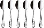 Essl&ouml;ffel VILLEROY & BOCH "Kaffeel&ouml;ffel Toy's Delight 6er Set edelstahl", silber