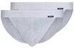 Slip SKINY "Slip 2er Pack", Herren, Gr. S, grau, Obermaterial: 100% Baumwolle CO.,