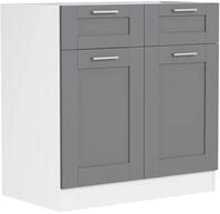 VCM Unterschrank "K&uuml;chenschrank 80 cm Unterschrank Schublade Colura" 1 Stk. tlg.