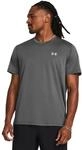 T-Shirt UNDER ARMOUR "UA LAUNCH SHORTSLEEVE", Herren, Gr. L, grau (castlerock),