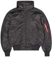 Bomberjacke ALPHA INDUSTRIES "MA-1 Hooded", Herren, Gr. S, grau (vintage grau),