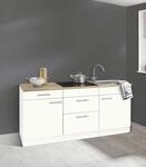 OPTIFIT K&uuml;chenzeile "Mini" Breite 180 cm, mit Glaskeramik-Kochfeld, mit