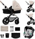 Kinderkraft Kombi-Kinderwagen "MOOV 2 Air 3IN1" 27 kg mit Luftreifen