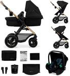 Kinderkraft Kombi-Kinderwagen "MOOV 2 Air 3IN1" 27 kg mit Luftreifen