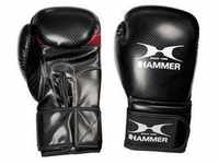 Boxhandschuhe HAMMER "X-Shock" Gr. 2 10 oz, schwarz (schwarz, rot) Boxhandschuhe