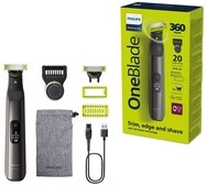 Philips Elektrorasierer "OneBlade Pro 360 Face & Body QP6552/30" 3 Aufs&auml;tze 360 Grad