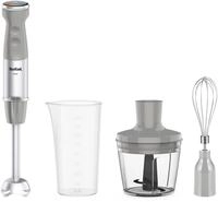Tefal Stabmixer "HB673B Quickchef+" 1000 W Silence-Modus, 20 Geschwindigkeitsstufen,