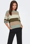 ONLY Strickpullover "ONLATIA L/S STRIPE PULLOVER KNT NOOS" Viskosemischung, regular