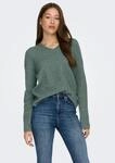 ONLY V-Ausschnitt-Pullover "ONLCAMILLA V-NECK L/S PULLOVER KNT NOOS" Materialmix,