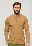 Superdry Langarmshirt "WAFFLE LONG SLEEVE HENLEY TOP"