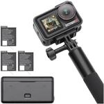 DJI Action Cam "Osmo Action 5 Pro Adventure Combo", schwarz, B:4,42cm H:3,28cm