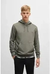 Kapuzensweatshirt BOSS ORANGE "Wetalk", Herren, Gr. M, open grau076, Sweatware,